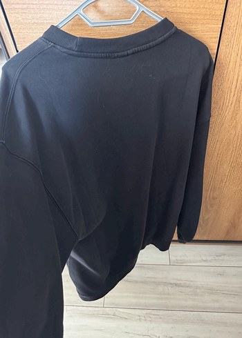 H&M H&M Basic Siyah Oversize Loose fit Sweatshirt