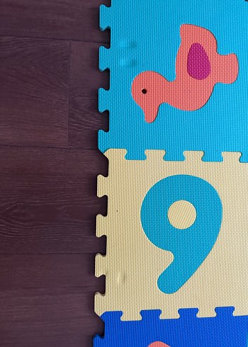 Renkli Sayı ve Hayvan Figürlü Bebek Oyun Matı - Görsel 4