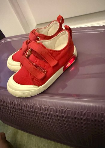 Vicco ışıklı kırmızı spor ayakkabı - Görsel 3