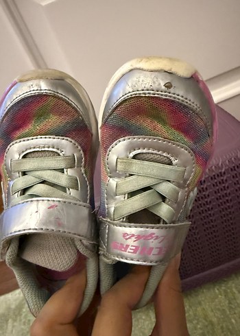 Skechers ışıklı kız çocuk spor ayakkabı - Görsel 6