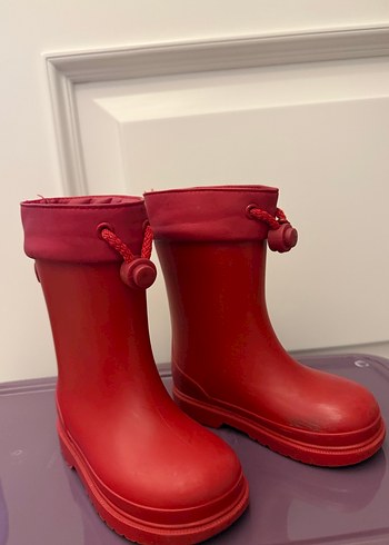 Kız Çocuk Kırmızı uzun igor bot - Görsel 2