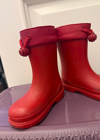 Kız Çocuk Kırmızı uzun igor bot - Görsel 3