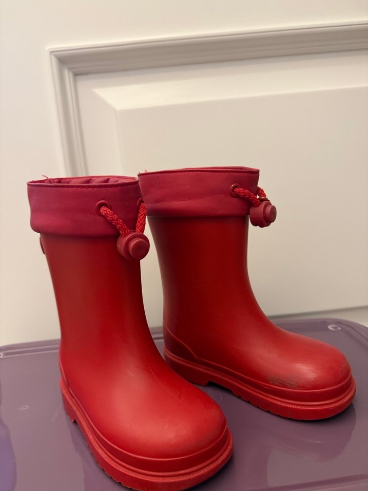 Kız Çocuk Kırmızı uzun igor bot - Görsel 2