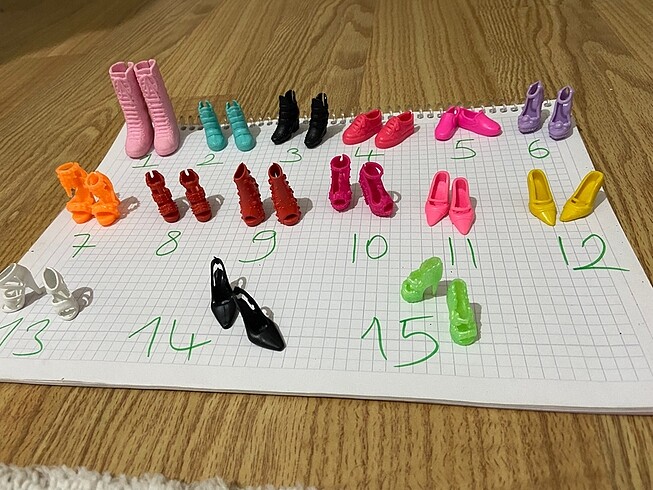  barbie ayakkabıları