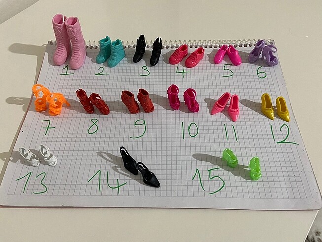  Beden Renk barbie ayakkabıları