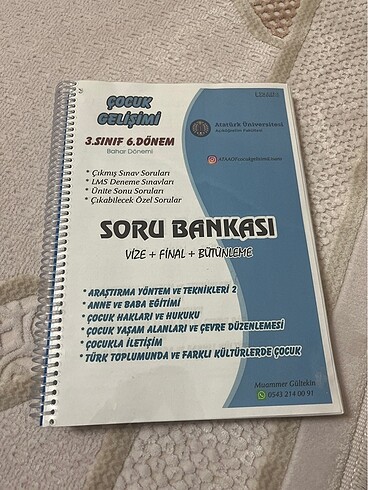 Ata aöf lisans çocuk gelişimi