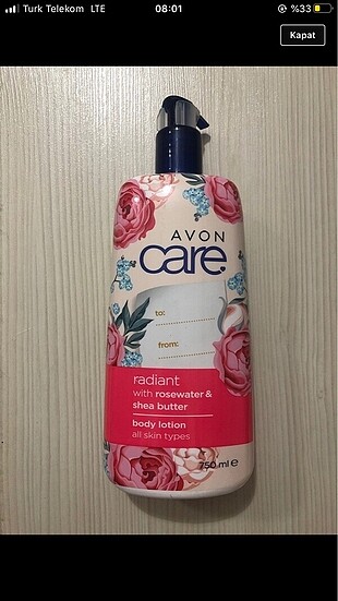 Avon 720 ml krem