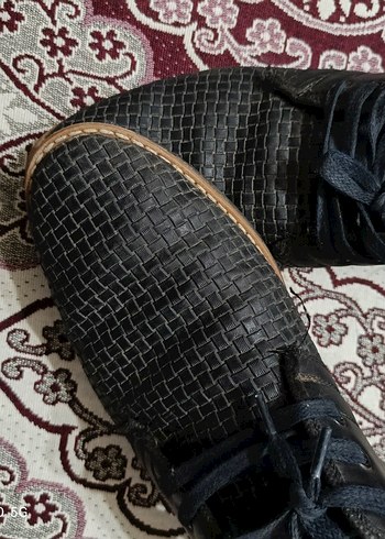 Siyah Erkek Ayakkabı Bağcıkları 40 numara - Görsel 3