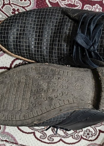 Siyah Erkek Ayakkabı Bağcıkları 40 numara - Görsel 2