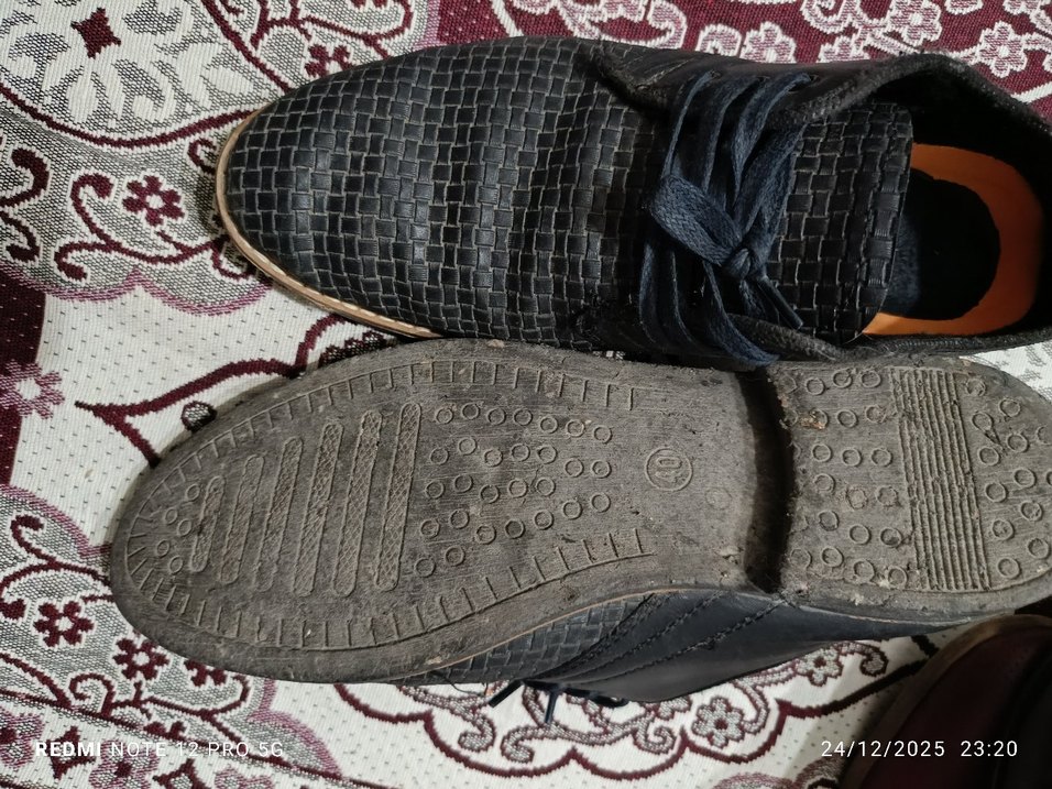 Siyah Erkek Ayakkabı Bağcıkları 40 numara - Görsel 2