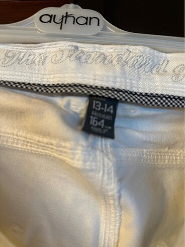 ZARA 13/14 YAŞ ERKEK BEYAZ JEAN PANTOLON - Görsel 2