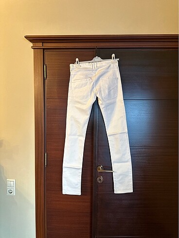 ZARA 13/14 YAŞ ERKEK BEYAZ JEAN PANTOLON - Görsel 3