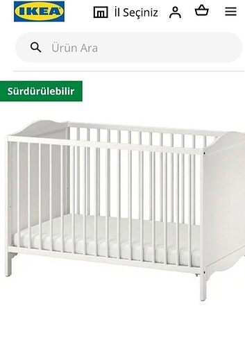 Ikea bebek beşiği &karyola 