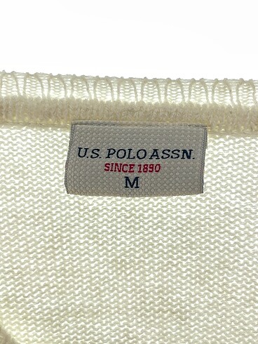 m Beden beyaz Renk U.S Polo Assn. Kazak / Triko %70 İndirimli.