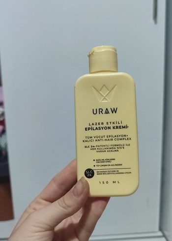 Uraw Lazer Etkili Epilasyon Kremi 150 ml