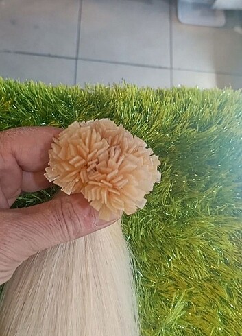 Beden 70 cm 200 adet mikro kaynak gerçek saç