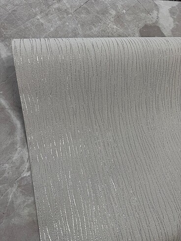Diğer İthal gri simli duvar kağıdı / 5 m² / Tutkal hediyeli