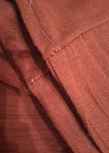 Bordo Kadın Uzun Triko Elbise - Görsel 6