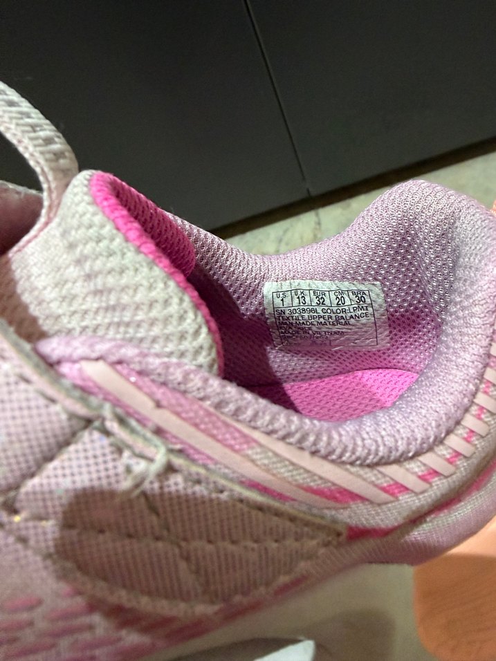 Kız Çocuk Pembe Cırt Cırtlı Spor Ayakkabı - Görsel 4