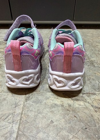 Kız Çocukları İçin Pastel Renkli Bağcıksız Spor Ayakkabı - Görsel 2