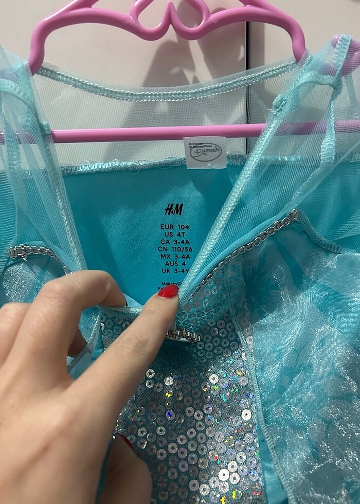 Hm Elsa Kostüm - Görsel 2