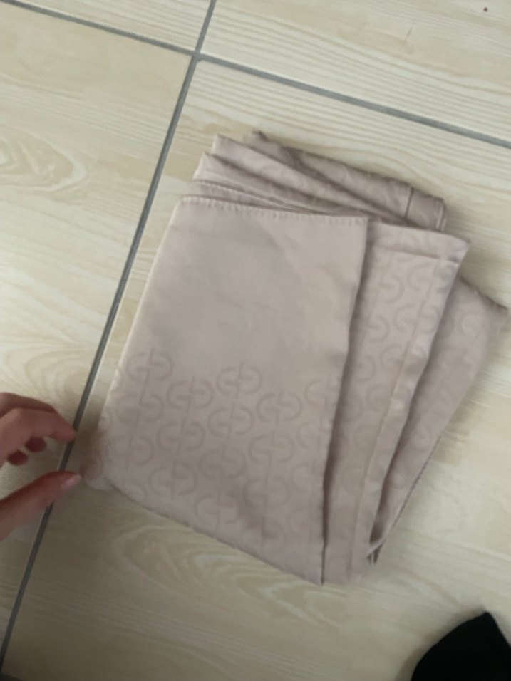 Bej Renk Kadın  Minimalist Şal - Görsel 2