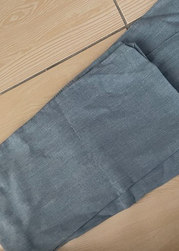 mavi Kadın Denim Pliseli Şal - Görsel 2