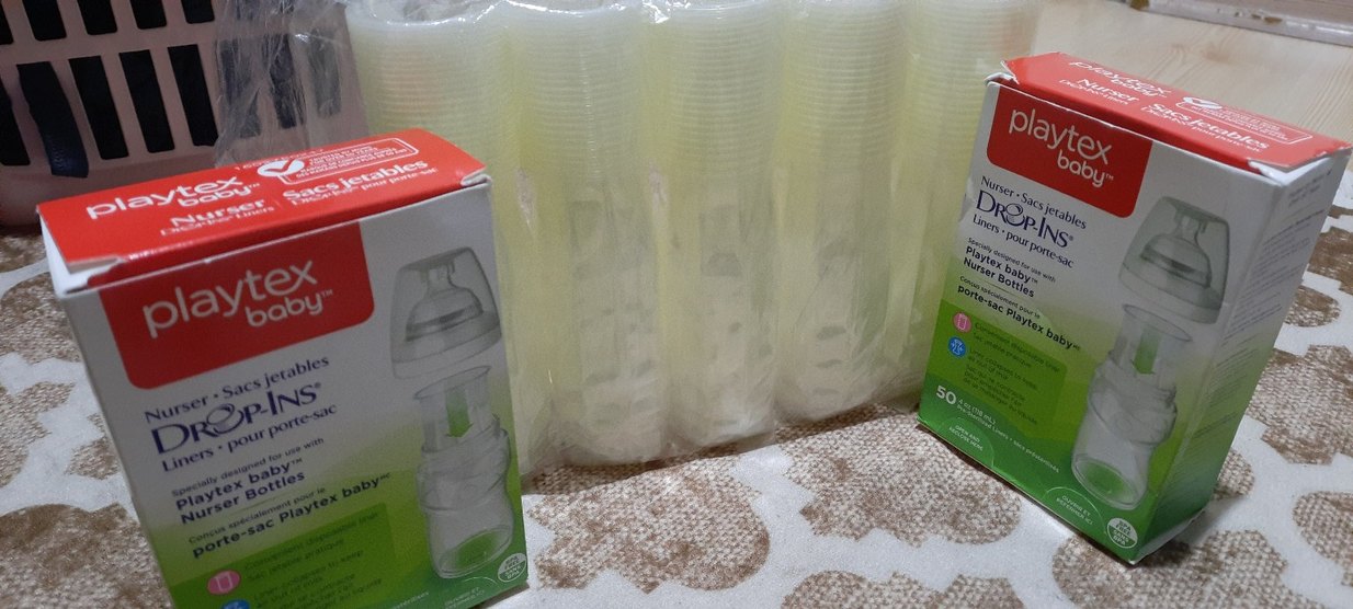 Playtex Bebek Biberonu İçin 50 Adet Tek Kullanımlık İç Torba - Görsel 2