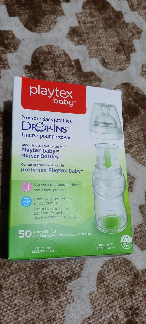 Playtex Bebek Biberonu İçin 50 Adet Tek Kullanımlık İç Torba - Görsel 3