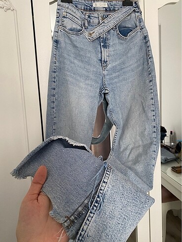 36 Beden mavi Renk Mavi jean