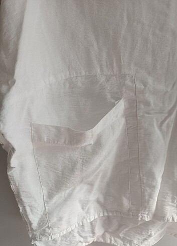 38 Beden beyaz Renk Trendyol Milla beyaz cepli gömlek 