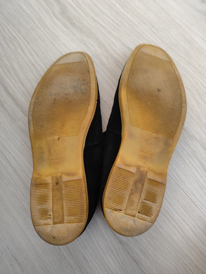 Siyah Süet Erkek Klasik Ayakkabı - Görsel 4