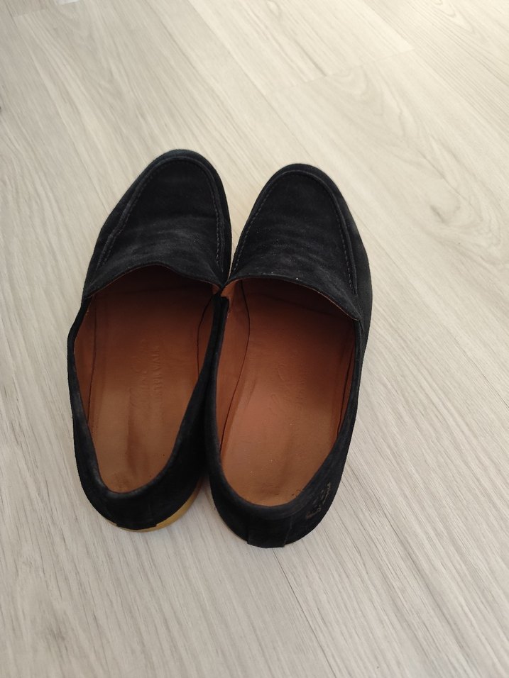 Siyah Süet Erkek Klasik Ayakkabı - Görsel 3