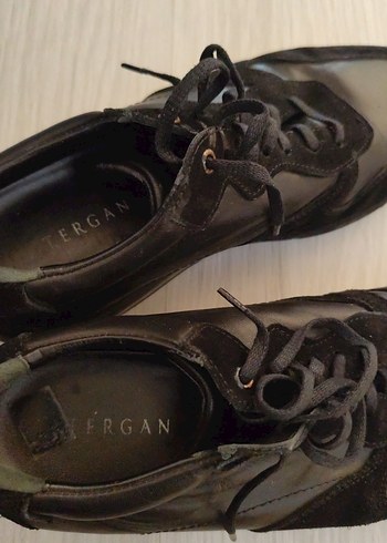 Erkek Siyah Spor Ayakkabı Bağcığı - Görsel 6