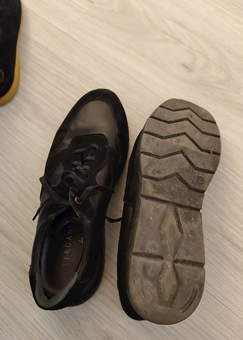 Erkek Siyah Spor Ayakkabı Bağcığı - Görsel 3