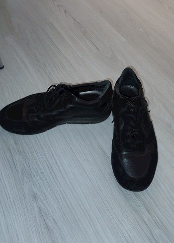 Erkek Siyah Spor Ayakkabı Bağcığı - Görsel 4