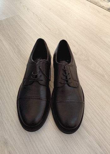 Siyah Erkek Klasik Bağcıklı Ofis Ayakkabısı - Görsel 4