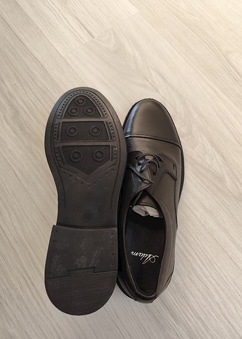 Siyah Erkek Klasik Bağcıklı Ofis Ayakkabısı - Görsel 2