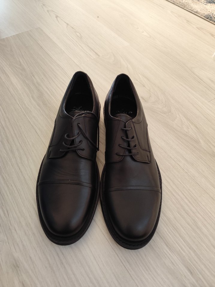 Siyah Erkek Klasik Bağcıklı Ofis Ayakkabısı - Görsel 4