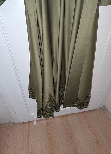 YEŞİL ABİYE ELBİSE  - Görsel 3