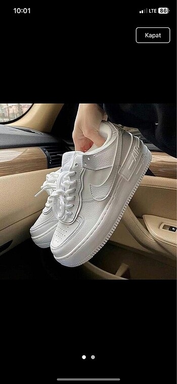 Nike air force shadow beyaz