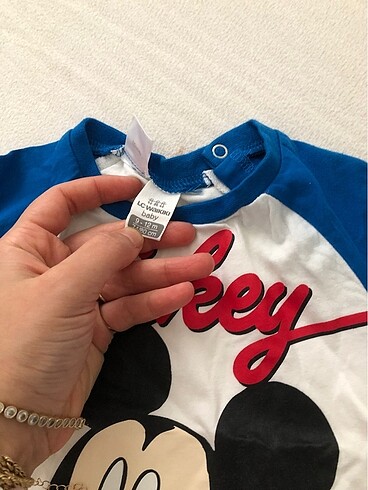 1 Yaş Beden mavi Renk Bebek takım
