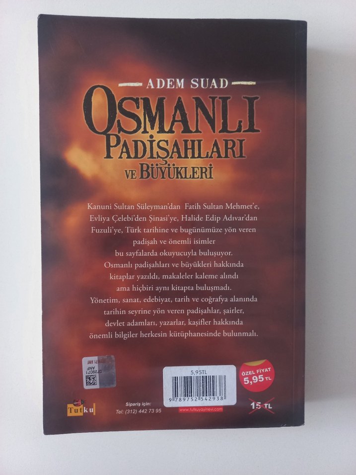 Osmanlı Padişahları ve Büyükleri - Adem Suad - Görsel 2