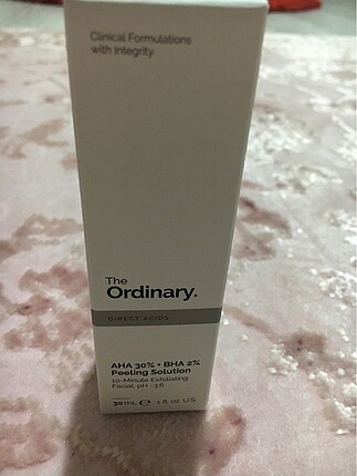 The ordinary peeling
