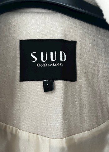 Suud Collection Bej Kemer Detaylı Kadın Kaban