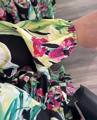 s Beden çeşitli Renk Beymen model çiçek desenli elbise