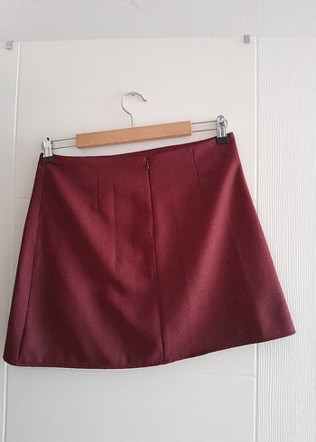 Trendyol & Milla Bordo Kemerli Mini Etek