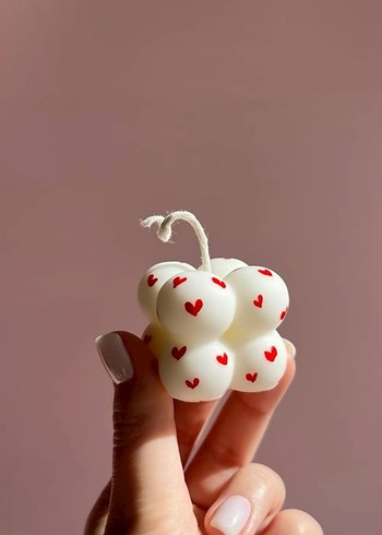 Küçük Kalp Desenli BubleMum