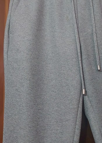 Gri erkek Normal Kesim Sweatpant - Görsel 2