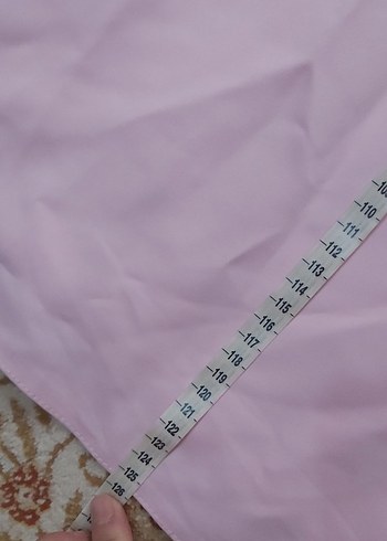 Drapeli Pembe Nakışlı Uzun Abiye Elbise - Görsel 13